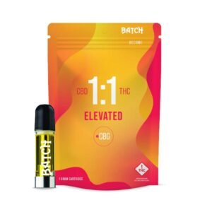 Elevated 1:1 Cart CBD:THC   CBG 1g