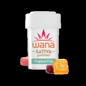 Wana Gummies Sativa Tropical Trio 100mg