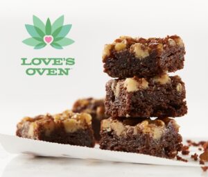 Love’s Oven Turtle Brownies 100mg