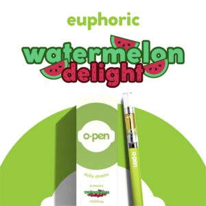 O.Pen Daily Strains Cart Euphoric Hybrid Watermelon Delight 1g
