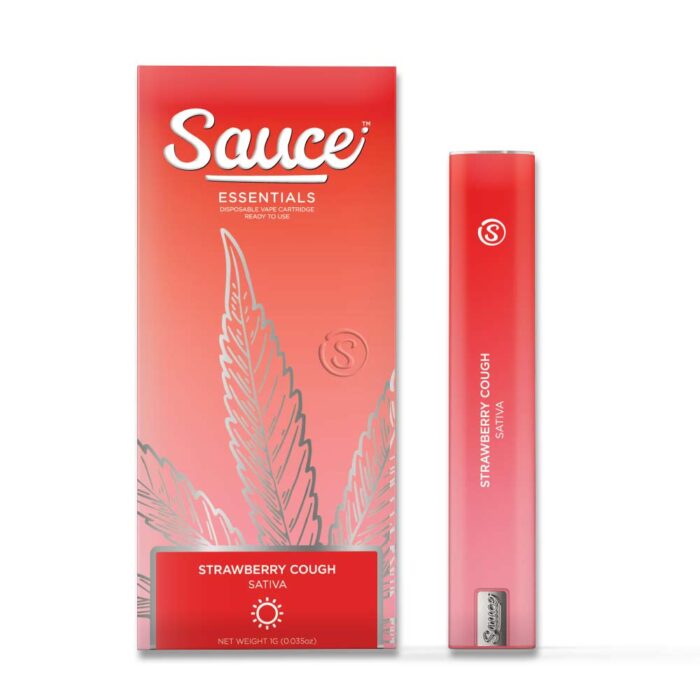 product_0f0751c9-884e-45d2-9829-5855d4521de2 Sauce Live Resin Disposable Sativa Strawberry Cough 1g - Image 1