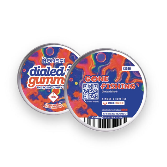 product_194ff28c-f74f-4842-9eb0-358cc97fe49b Dialed In... Rosin Gummies Gone Fishing 100mg - Image 1