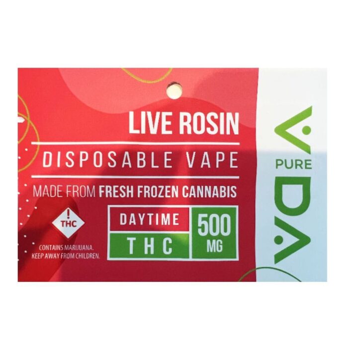 product_1b88d7df-b7cc-4572-a028-706131498f20 Pure Vida Rosin Disposables Hybrid Daytime .5g - Image 1