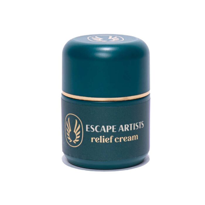 product_36f67394-e848-4638-b206-5e9ae484cf69 Escape Artist Relief Cream 2:1:2 Rose & Bergamot CBD:CBG:THC 800mg - Image 1