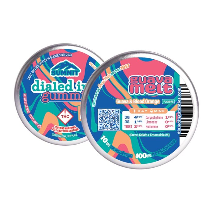 Dialed In... Rosin Gummies Guava Melt 100mg - Image 1