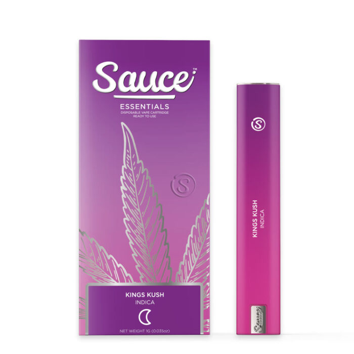 product_853047dc-c4dc-4d73-ad0c-4bf8ae1cfe18 Sauce Live Resin Disposable Indica Grandaddy Purp 1g - Image 1