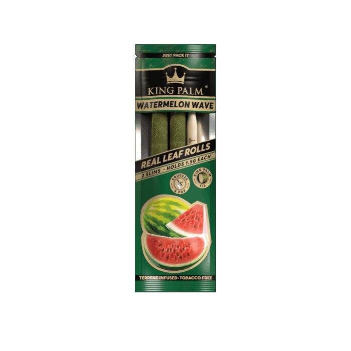product_9f2a1c05-c9b6-4da6-8452-9ea219d26a8e King Palm Slim Watermelon Wave 2pk - Image 1