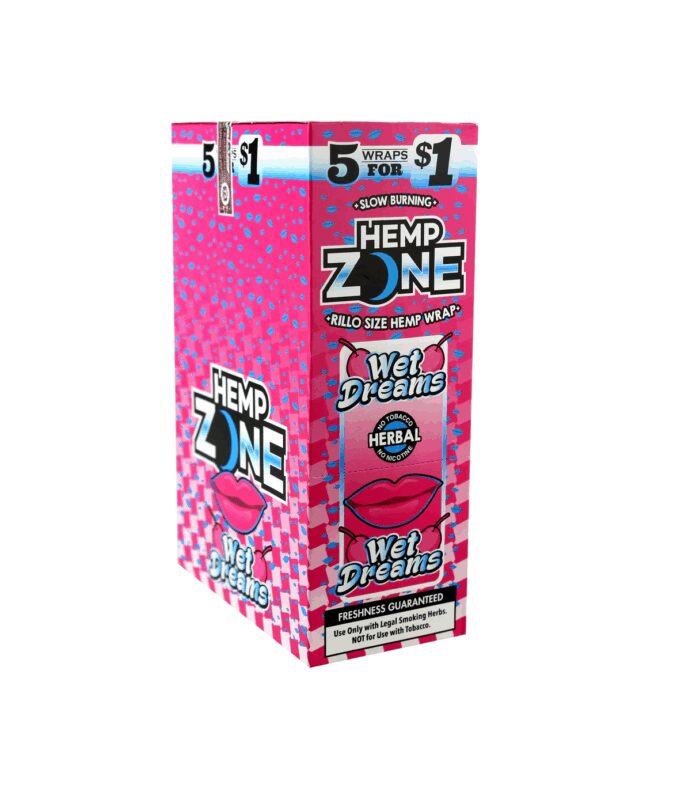 product_db9434c6-1722-4f2e-a2f0-20b4e3c70510 Hemp Zone Wraps Wet Dreams 5pk - Image 1