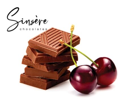 Sinsere Chocolate Bar Black Forest Cherry Chocolate 100mg