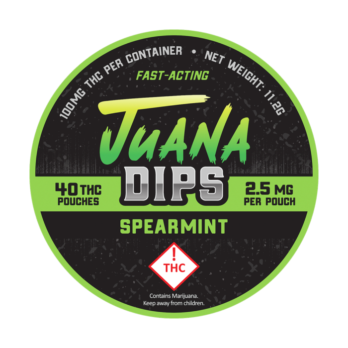 Juana Dips 2.5mg Pouches Spearmint 100mg - Image 1
