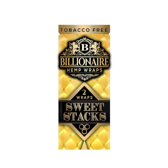 Billionaire Hemp Wraps Sweet Stacks 2pk - Image 1