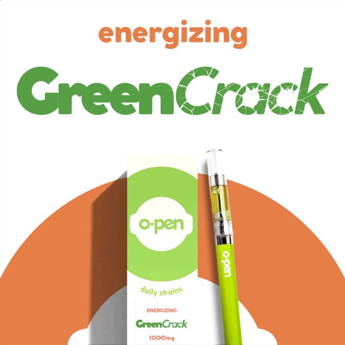 product_e3c2b31a-0e0c-4ac0-afea-e47827976a29 O.Pen Daily Strains Cart Energizing Sativa Green Crack 1g - Image 1
