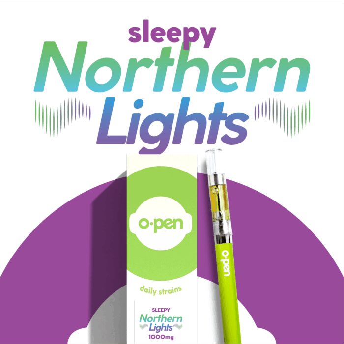 O.Pen Daily Strains Cart Sleepy Indica Northern Lights 1g - Image 1