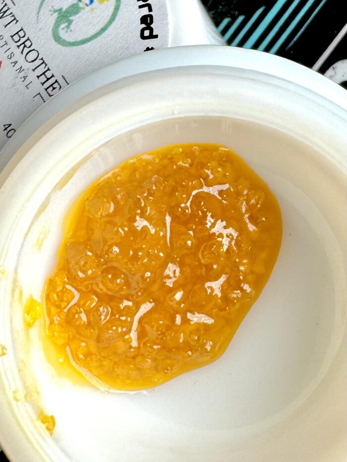 Newt Brothers Unfiltered Live Resin Indica Peach Beltz 1g - Image 1