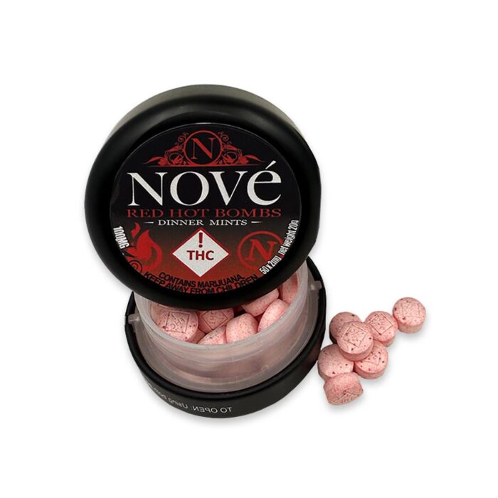 Nove Dinner Mints Red Hot Dots 100mg - Image 1