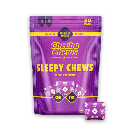 Cheeba Chews Chocolate Chews 1:1 Sleepy THC:CBN 100mg