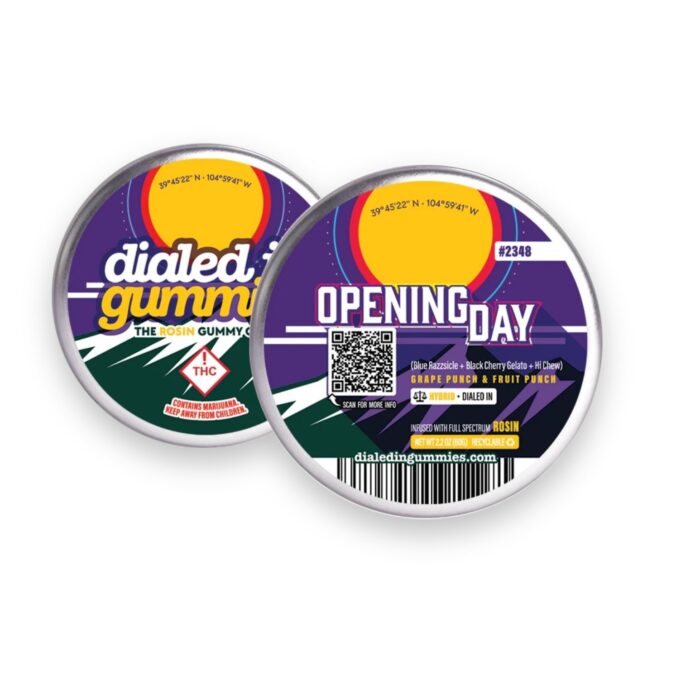 Dialed In... Rosin Gummies Upper North Lot 100mg - Image 1