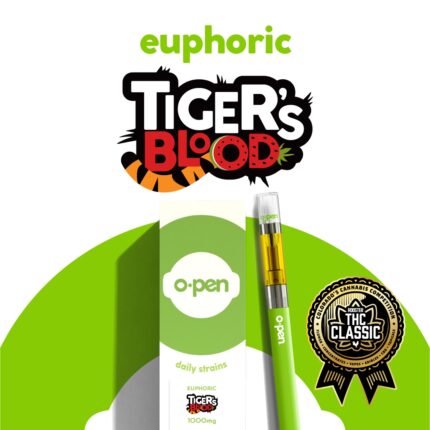 O.Pen Daily Strains Cart Euphoric Hybrid Tiger's Blood 1g