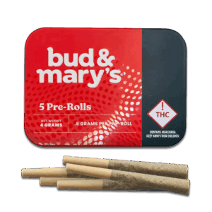 Bud and Mary's kief-infused pre-roll pack, 2 for $51 deal at Flyhi Aurora