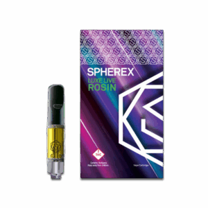 Spherex Luxe live rosin 1g vape carts, 2 for $80 deal at Flyhi Aurora