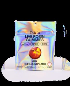 Heirloom Peach Live Rosin Gummies 10x10mg 100mg