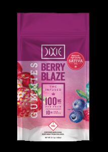Berry Blaze Gummies 10x10mg 100mg