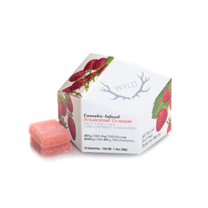 Strawberry 20:1 Gummies CBD:THC 10x1mg 10mg