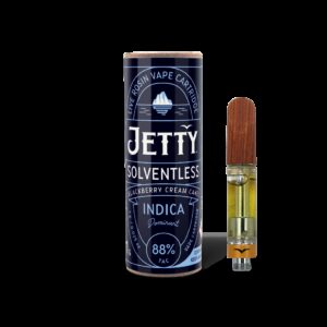 Jetty Rosin Cart Indica Blackberry Cream Cake 1g