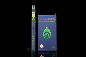 Green Dot Labs Blue Label Live Rosin Disposable Lemon Grinder .5g