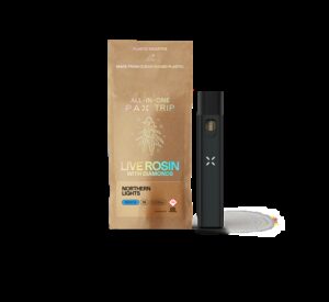 Pax Trip Live Rosin Diamond Disposable Indica Northern Lights 1g