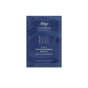 Mary’s Medicinals Transdermal Patch 3:2:1 Formula THC:CBD:CBN 15mg