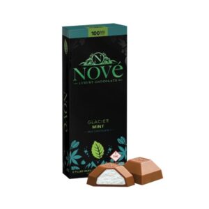 Nove Milk Chocolate Bar Glacier Mint 100mg