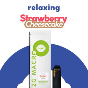 O.Pen Daily Strains Disposable Relaxing Indica Strawberry Cheesecake 2g