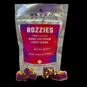 Rebel Rozzies Live Rosin Chews Mixed Berry 100mg
