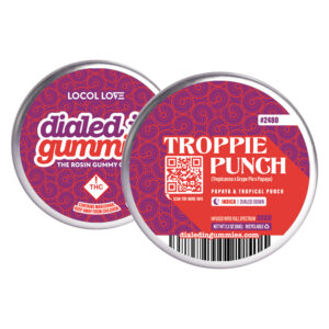Dialed In… Rosin Gummies TropPie Punch 100mg