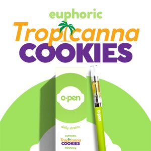O.Pen Daily Strains Cart Euphoric Indica Tropicanna Cookies 1g