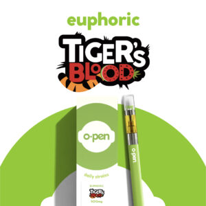 O.Pen Daily Strains Cart Euphoric Hybrid Tiger’s Blood .5g