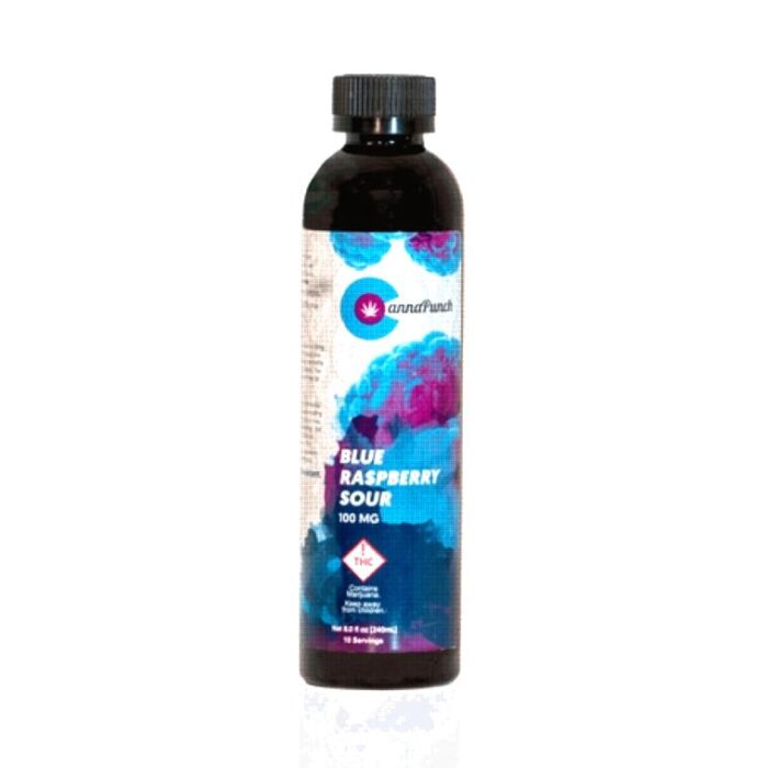 CannaPunch - Drink - Blue Raspberry 100mg - Image 1