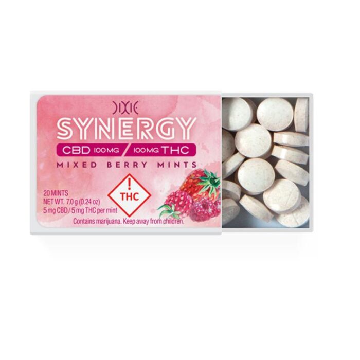 Dixie - Mints - Synergy - Mixed Berry - CBD 100mg - Image 1