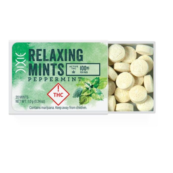 Dixie - Mints - Relaxing Peppermint - Indica - 100mg - Image 1