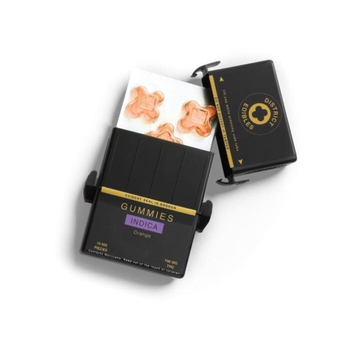 District - Orange - Indica - 100mg - Image 1
