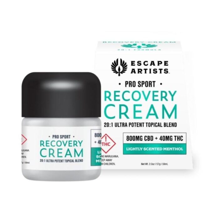 Escape Artists - Pro Sport Cream - Menthol - CBD 25mg - Image 1