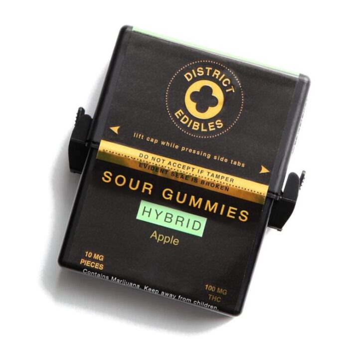 District - Sour Apple - Hybrid - 100mg - Image 1