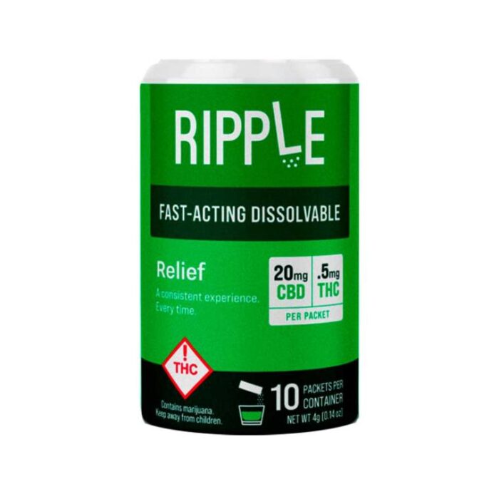Ripple - Dissolvable - Relief - 40:1 CBD 20mg - Image 1