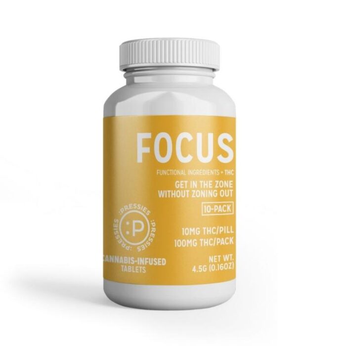 Pressie - Focus 10mg 10-pack - Hybrid - 100mg - Image 1