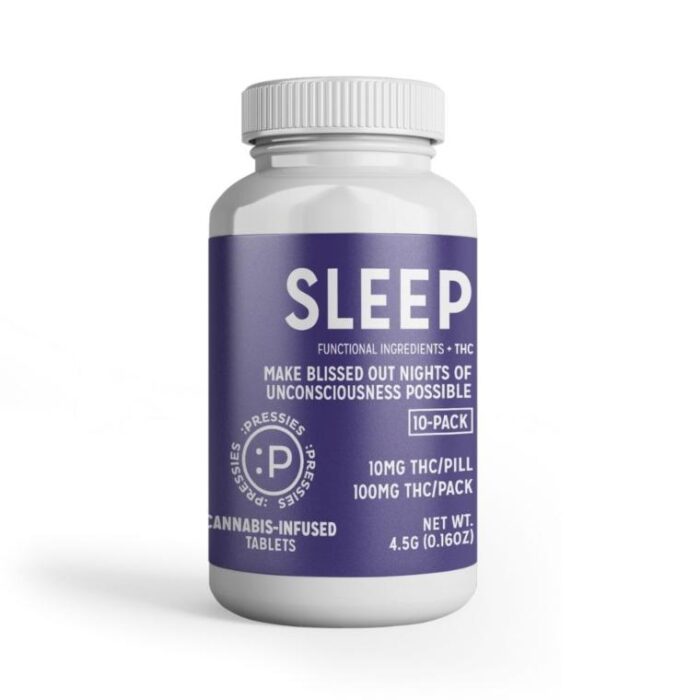 Sleep 5mg Pressie 10-pack - Indica - 50mg - Image 1