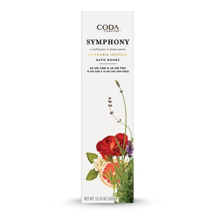 part-428529-1.jpg Coda - Symphony Bath Bombs - 1:1 CBD:THC 45mg - Image 1