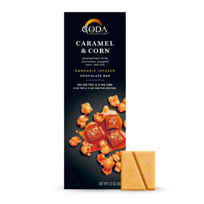 Coda - Bar - Caramel & Corn - Hybrid - THC 100mg - Image 1