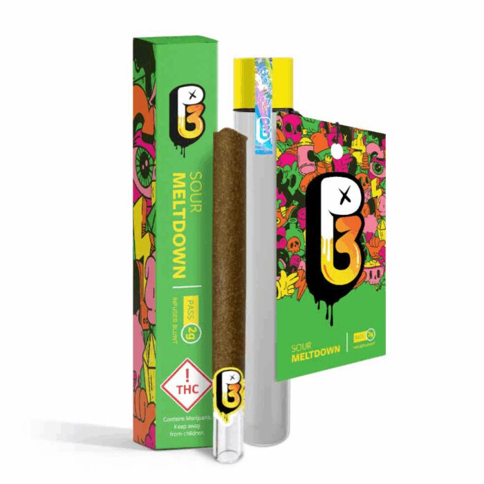 product_240797ea-888e-475f-8df1-dc61d90b36df P3 Infused Blunt Hybrid Sour Meltdown 2g - Image 1