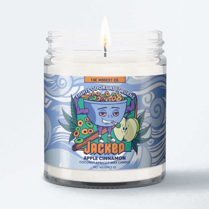 product_6b28fa12-7d19-4a23-acff-219050979cf4 The Modest Co Jacked Apple Cereal Scent Candle - Image 1